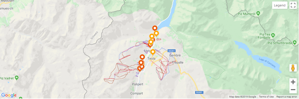 Livigno Electric Vehicle Charge Point Map
